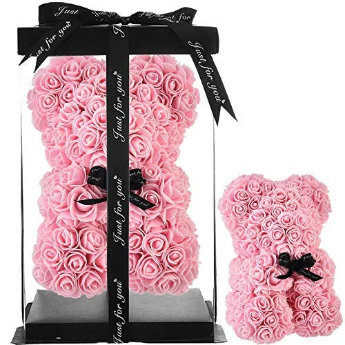 Pink rose bear online